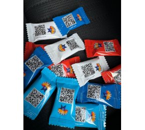 סוכרייה ממותגת עם הדפסה 